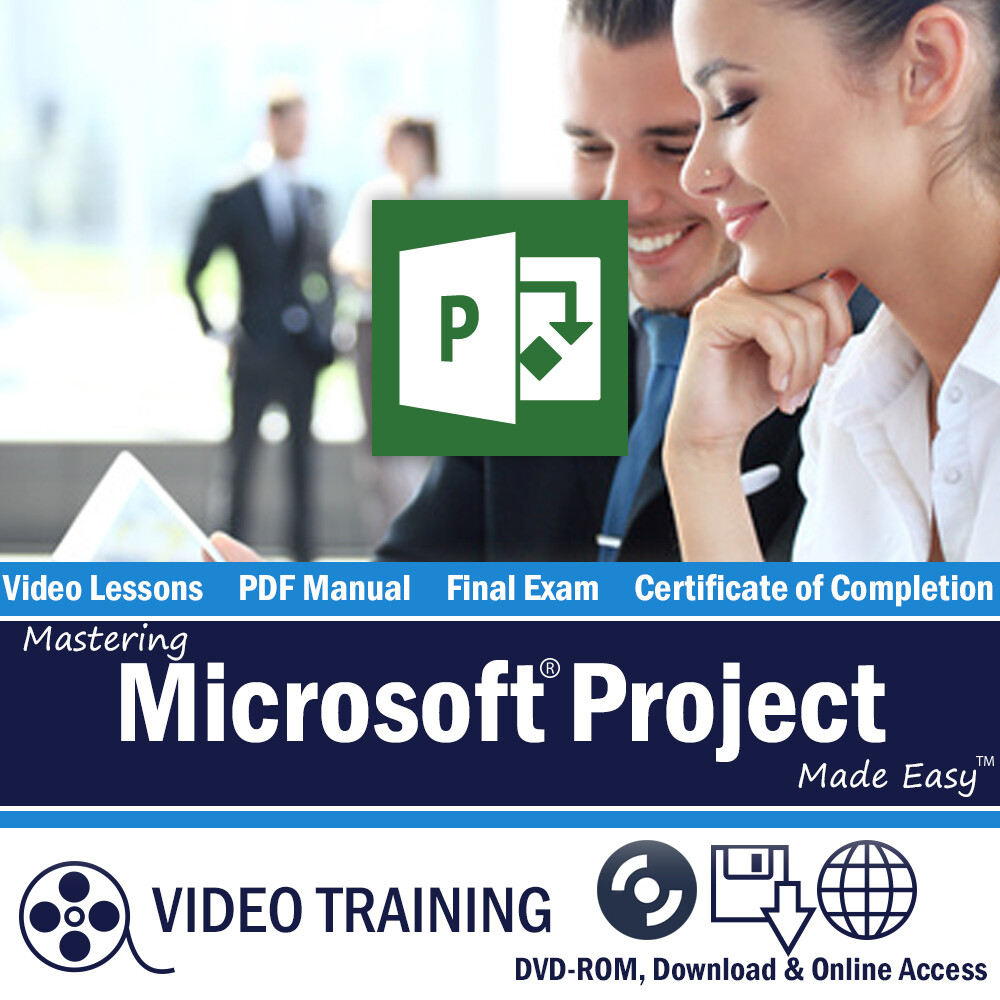 NEW! Learn Microsoft PROJECT 2013 & 2010 Training Tutorial DVD & Digital Course