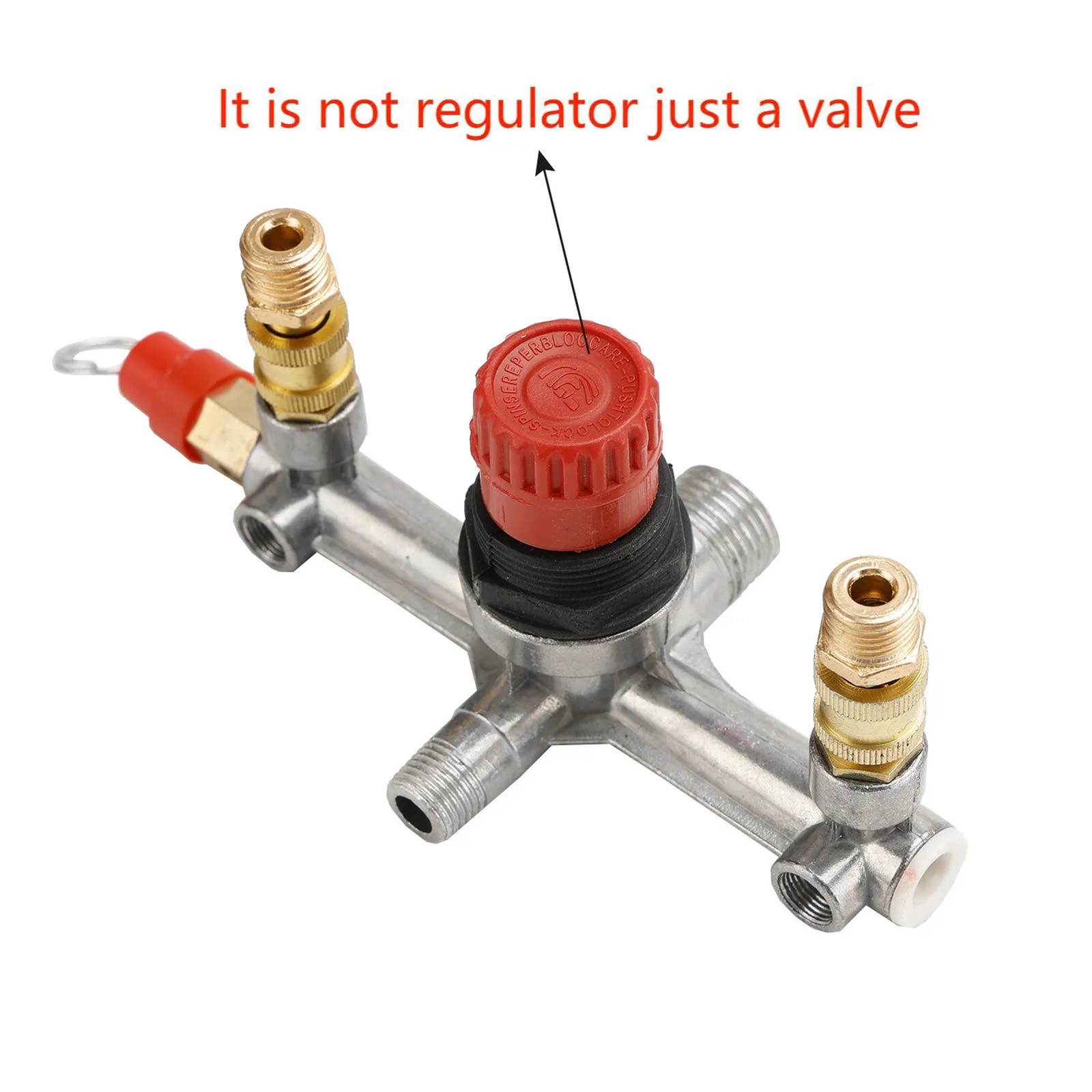 1x Air Compressor Pressure Valve Switch Control Manifold Regulator Gauges Tool