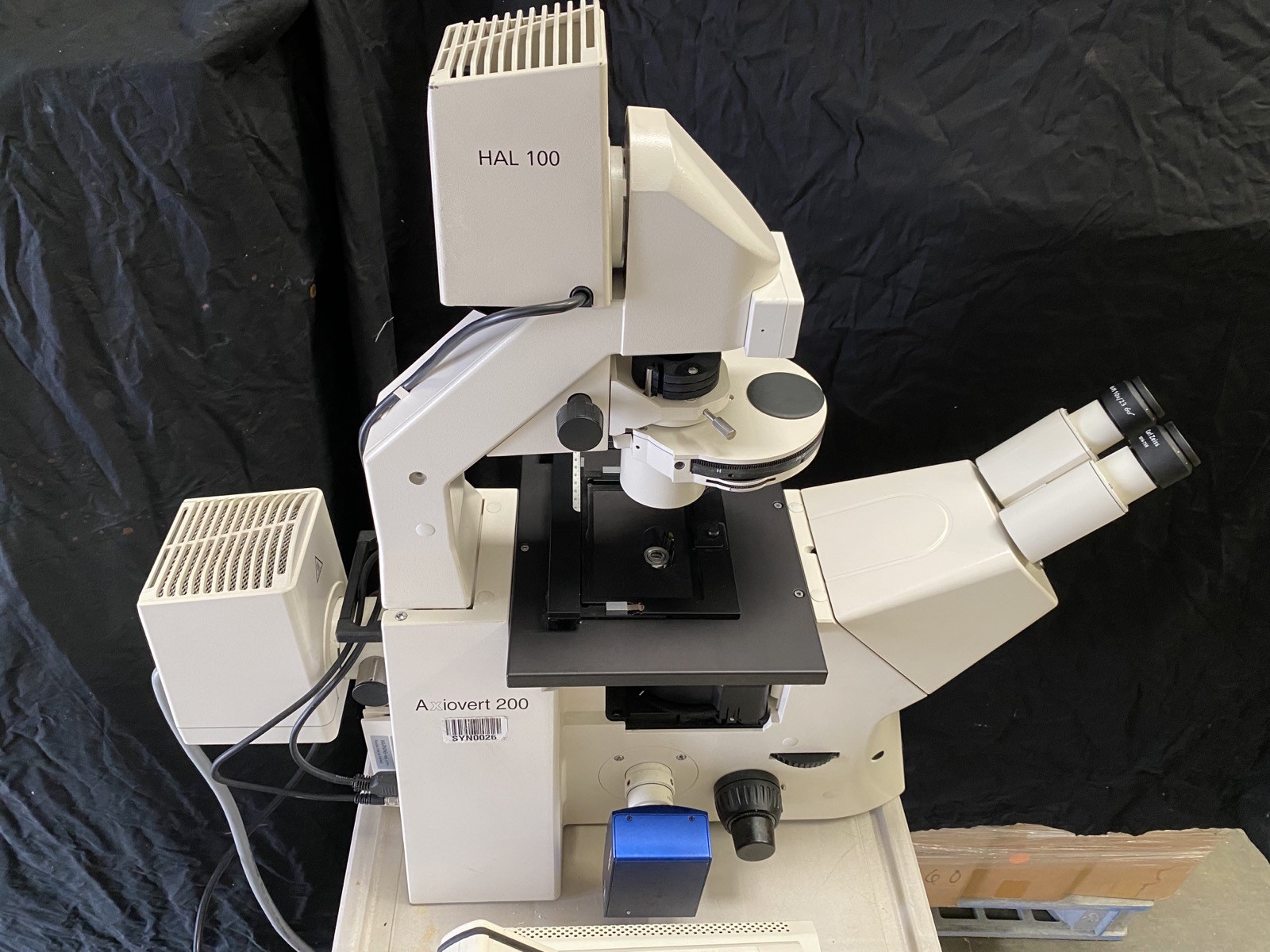 ZEISS Axiovert 200 Inverted Fluorescence Phase Contrast Microscope With FluoArc