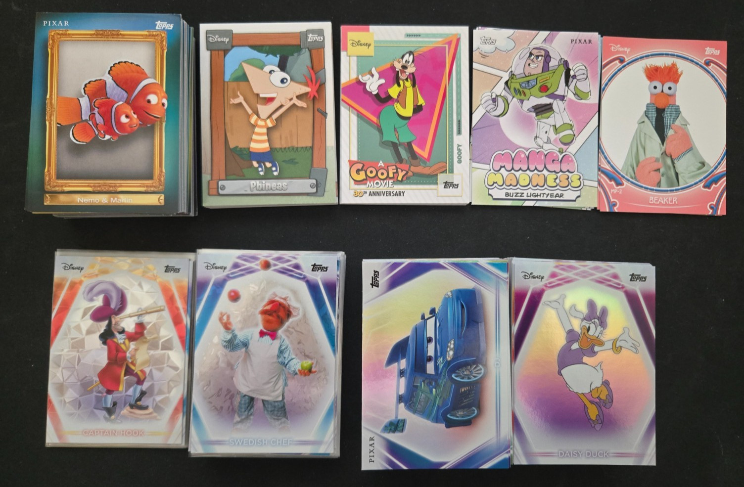 2026 Topps Disney Neon INSERTS, DIAMANTE, SNOW CAPS, RAINBOW FOIL - You Pick