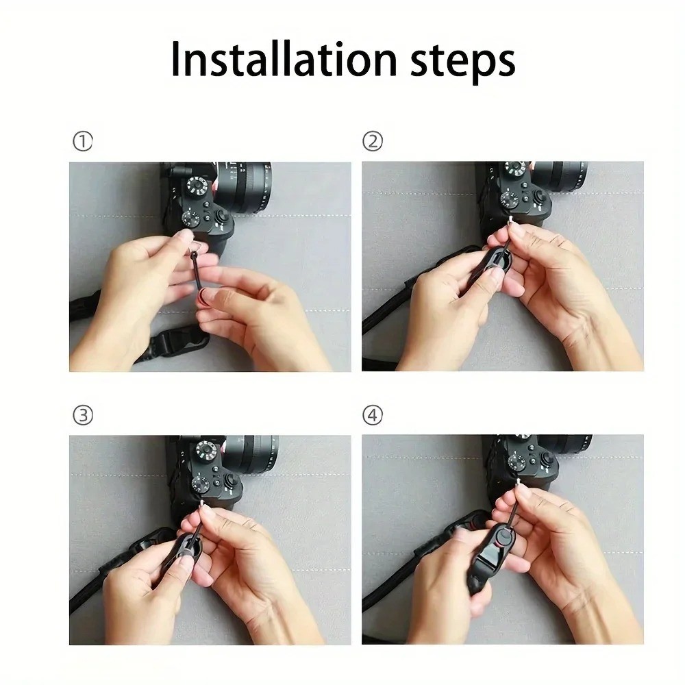 Adjustable Climbing Rope Camera Strap Quick Release Shoulder Belt