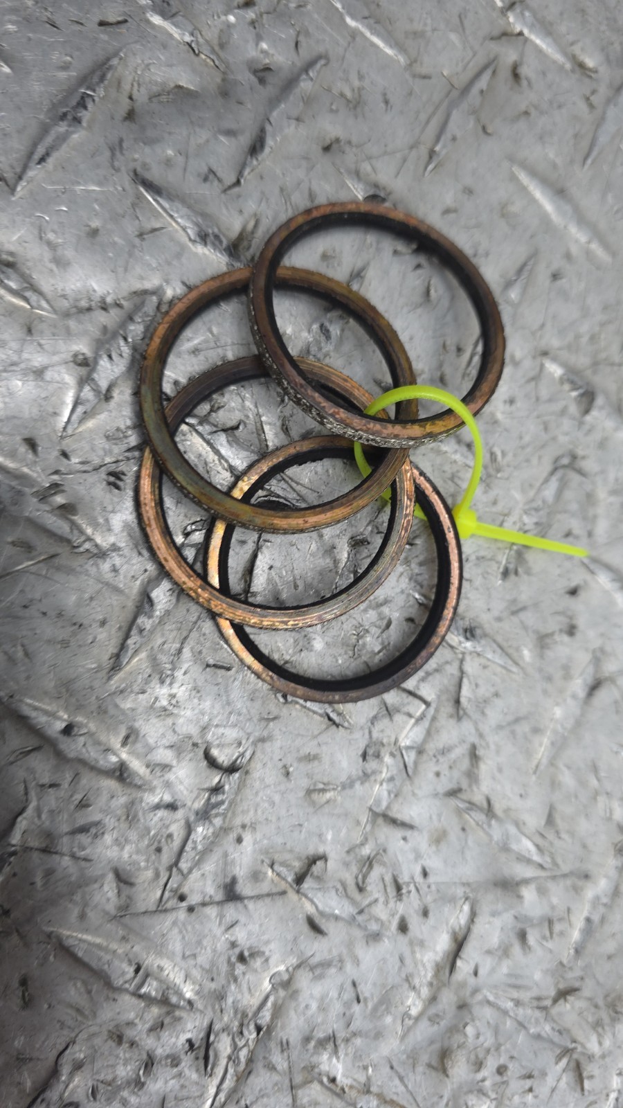 2009-2014 YAMAHA R1 OEM FACTORY EXHAUST GASKETS