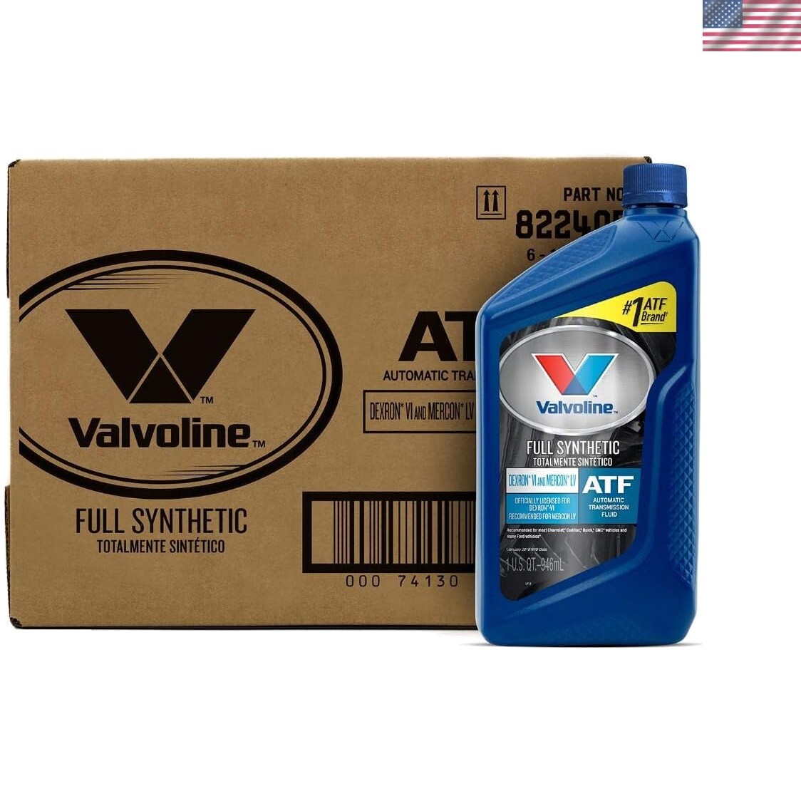 Premium DEXRON VI Automatic Transmission Fluid - 1 QT, High Performance Set of 6