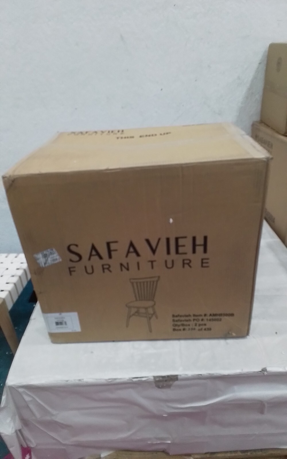 Safavieh PARKER SPINDEL SIDE CHAIR, Reduced Price 2172737516 AMH8500B