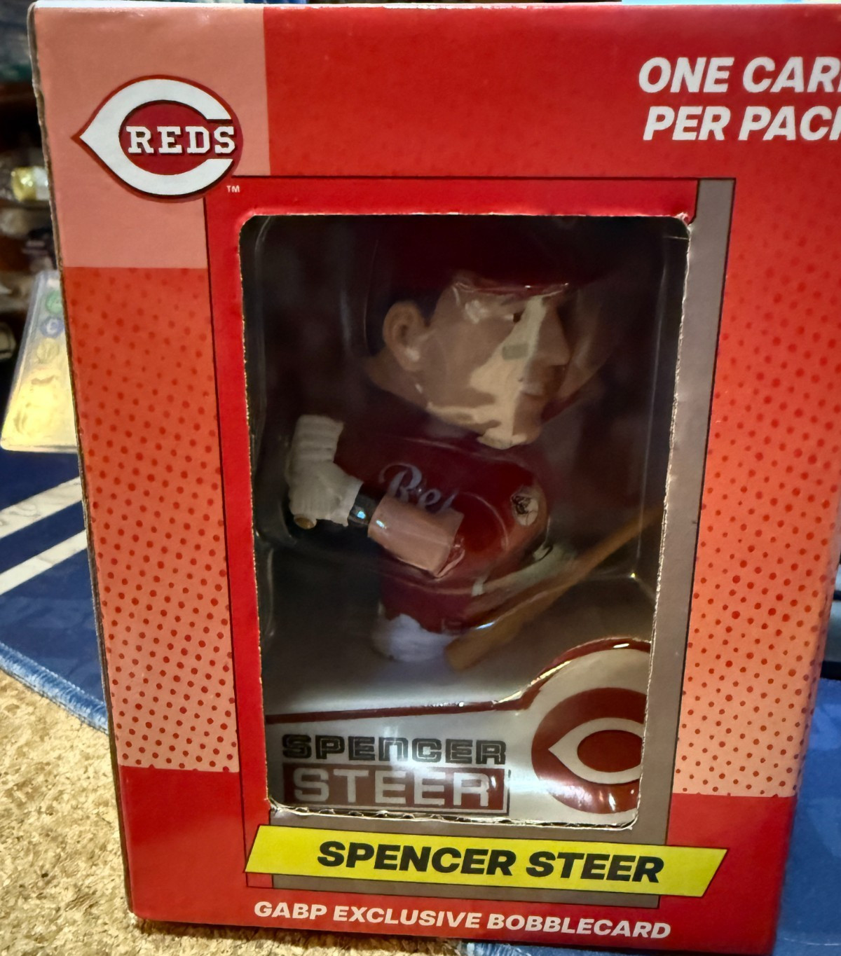 SPENCER STEER-----CINCINNATI REDS-----BOBBLEHEAD CARD-----SGA----2026