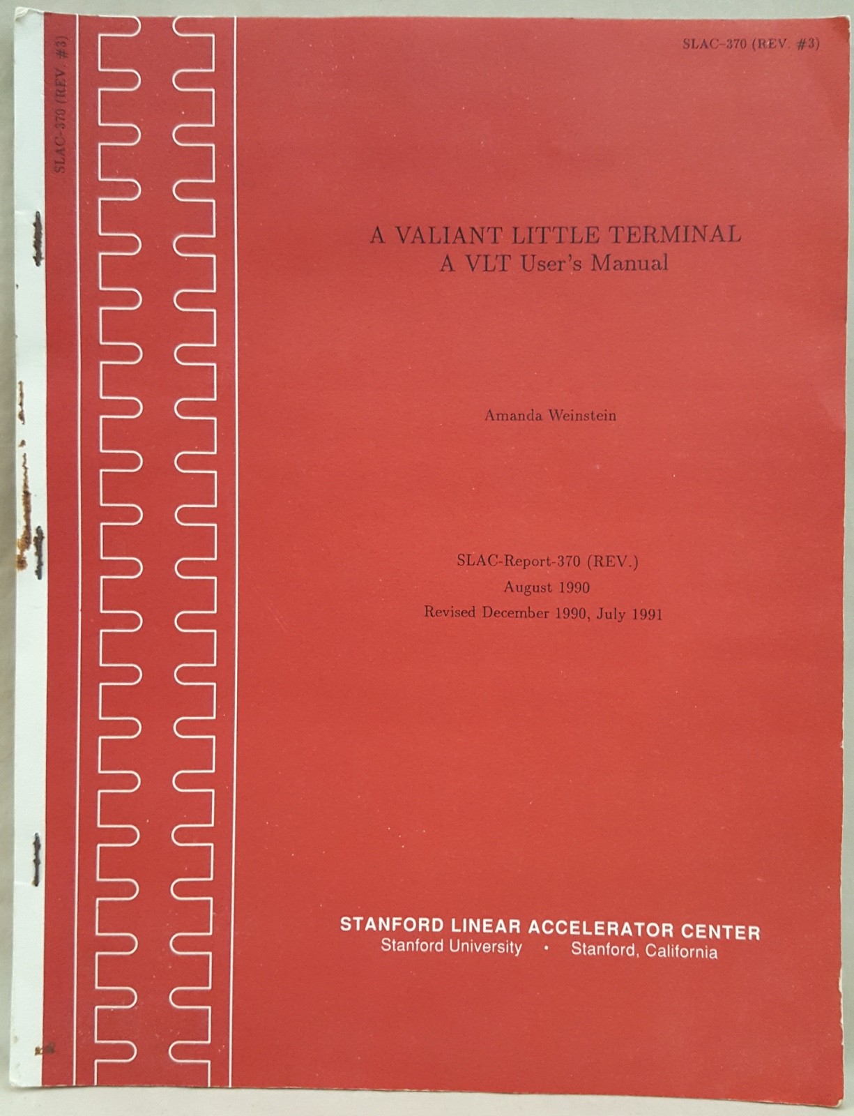 Valiant Little Terminal VLT User's Manual Book Stanford Univ.for Commodore Amiga