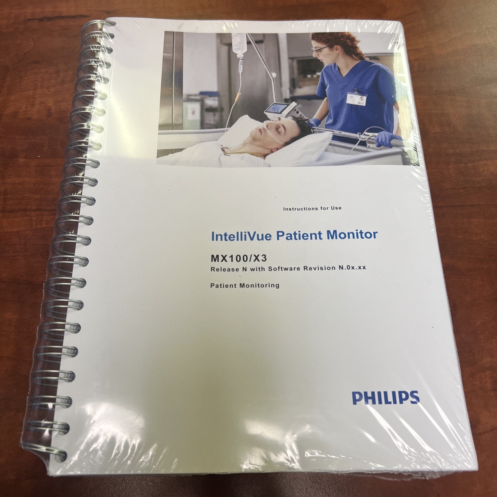 Intellivue Patient Monitor Manual MX100/X3 Release N w/Software Revision N.0x.xx
