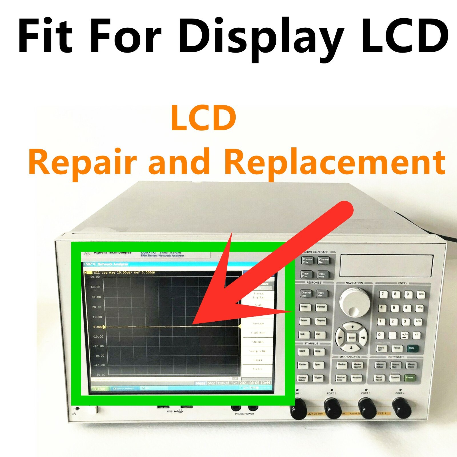 Original LCD Fit For Keysight Agilent E5071BU Network Analyzers Display screen