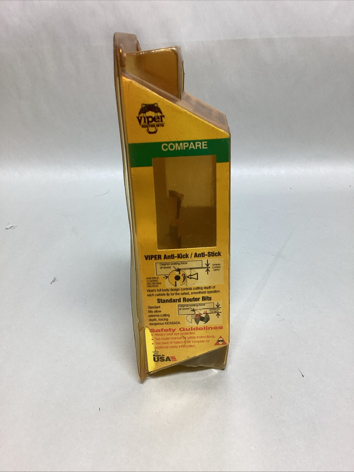 Oldham Viper RouterBits GROOVING 1/4 Dovetail Bit #197- Free S&H