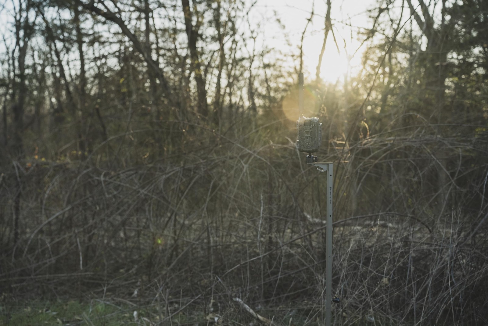 Tripod Pivot Stable Rugged Steel Trail Camera & Solar Pak Battery Mounting Post