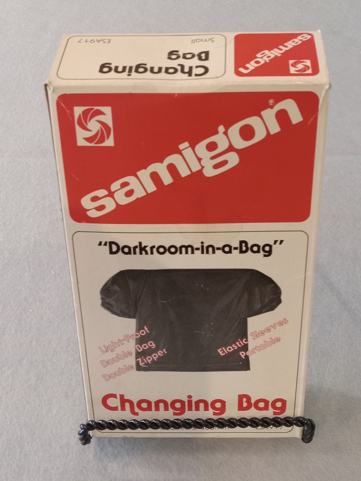 Sarigon Dark Bag, Double Pouched (zipped), New in Open Box
