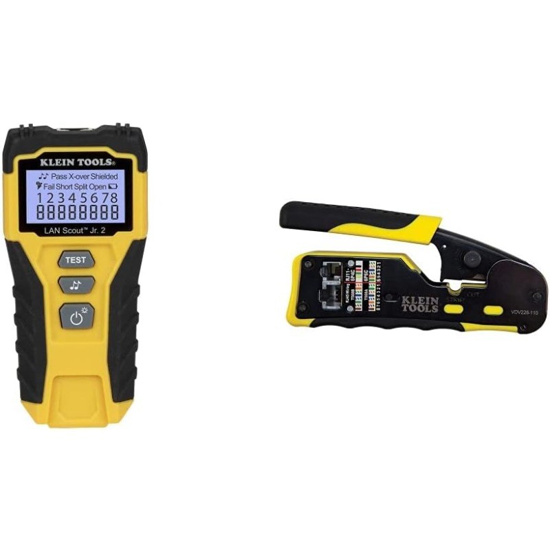 VDV226-110 Ratcheting Modular Cable Crimper & VDV526-200 Cable Tester