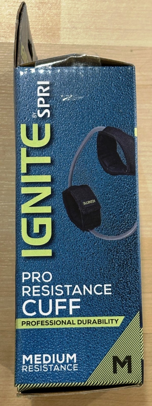 Ignite by SPRI Pro Resistance Cuff Medium with Exercise Guide NEW