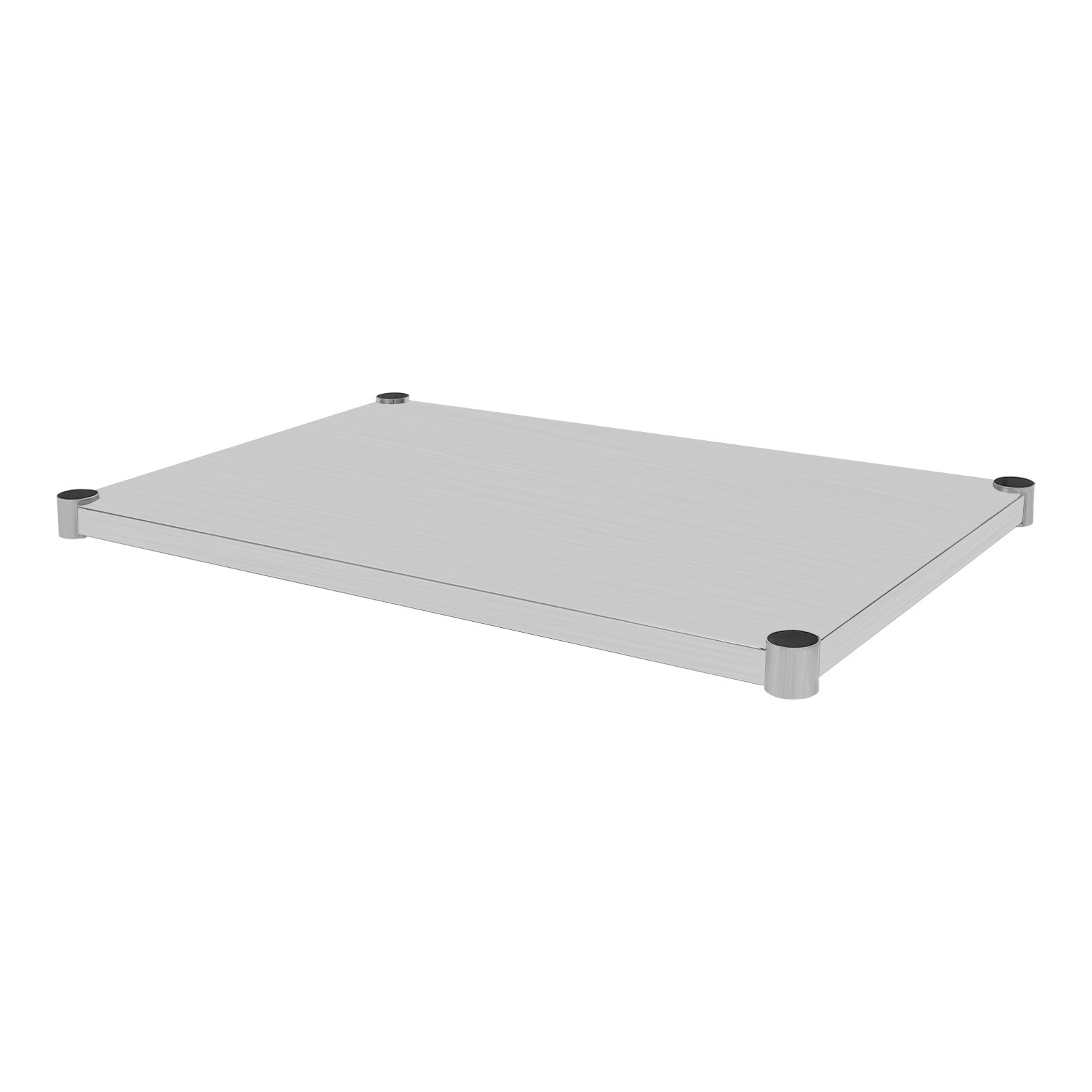 Stainless Steel Under Shelf Adjustable Under-desk tand Table Rack for Worktable