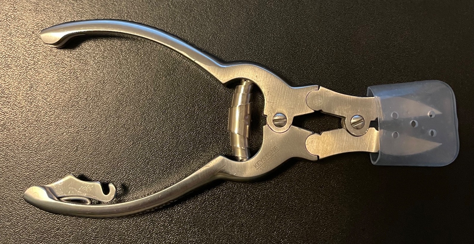 Keystone Double Action Curved Surgical  Nail Nipper - 6" length