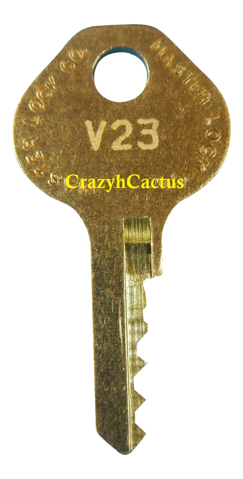 Master Lock Padlock 1525 1585 2010 2076 Control Key OEM Original Master Key V23