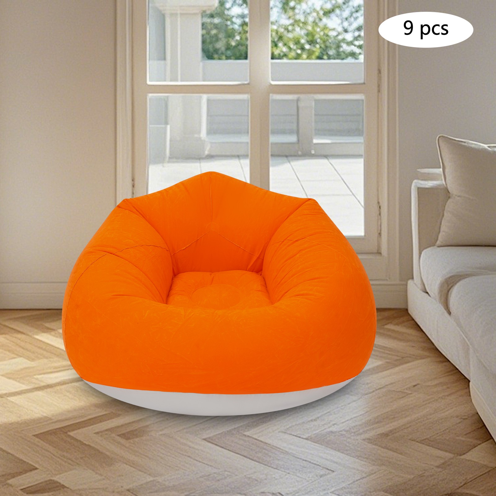 Modern Inflatable Chairs 9 Pcs Inflatable Sofa Inflatable Sofa for Homes Yards