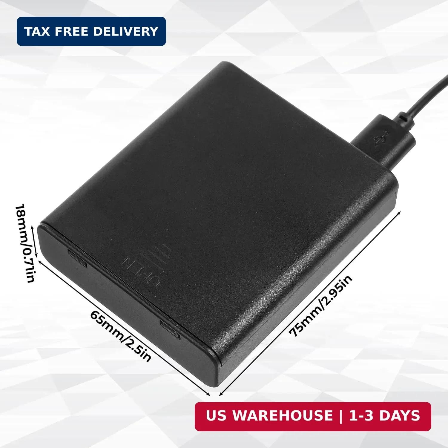 Safe Emergency External Power Supply Box with 6 Connector, External Battery Pack