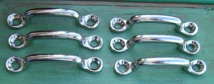 Lot of 6 Footman Loop 1 1/4" NIckel Saddles Horse Tack Harness Leather Craft