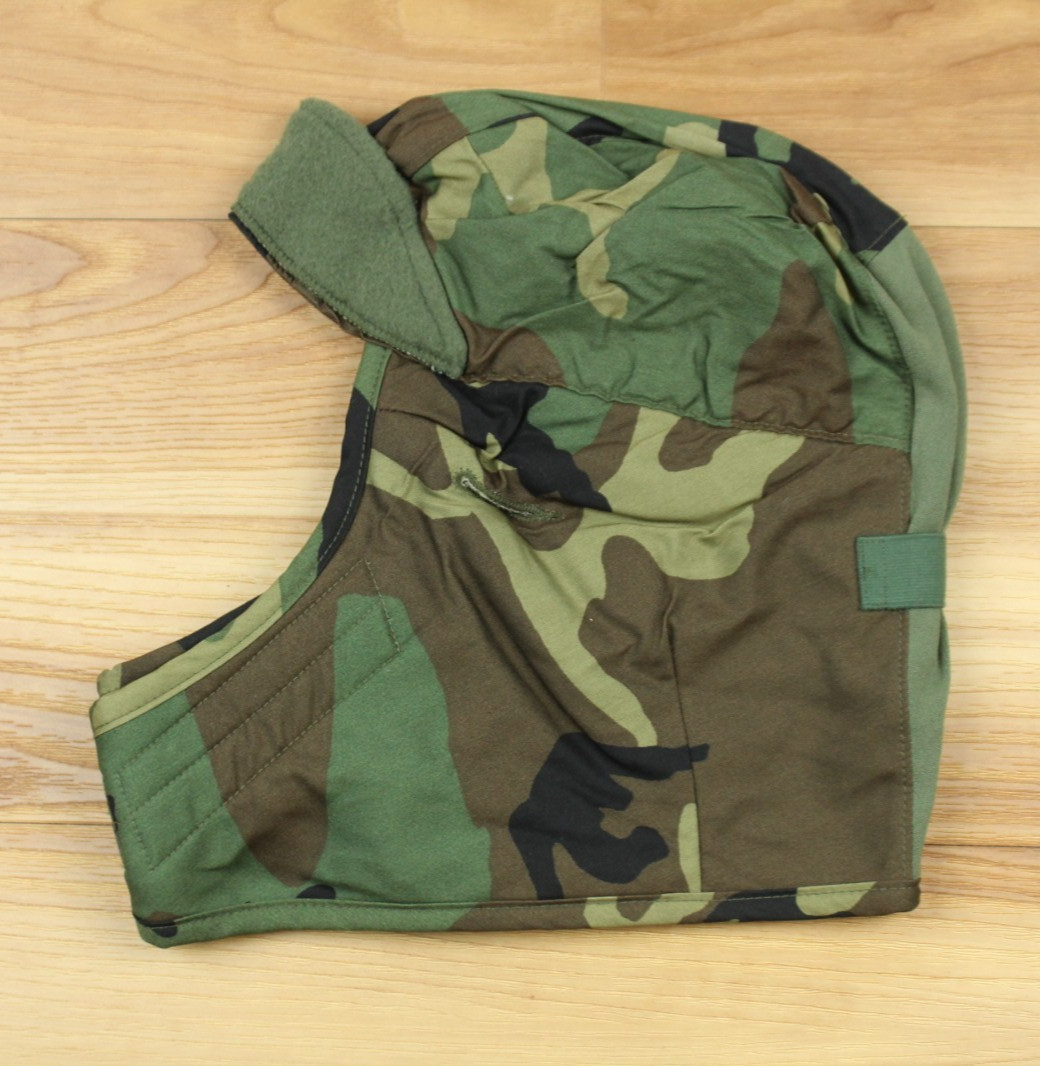 Sale! NOS US Military Cold Weather Helmet Liner Pyle Cap Woodland Camo - 7 1/4