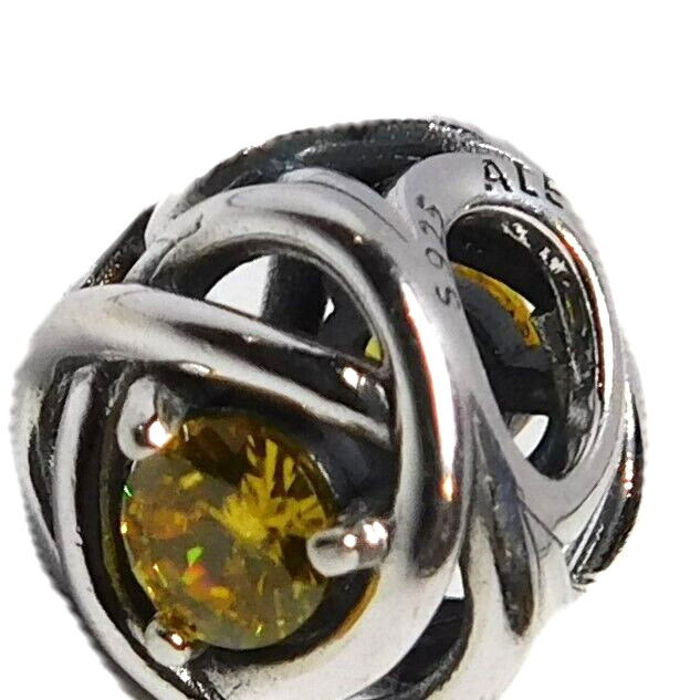 Authentic Pandora Charm, November Honey Eternity Circle   #790065C04