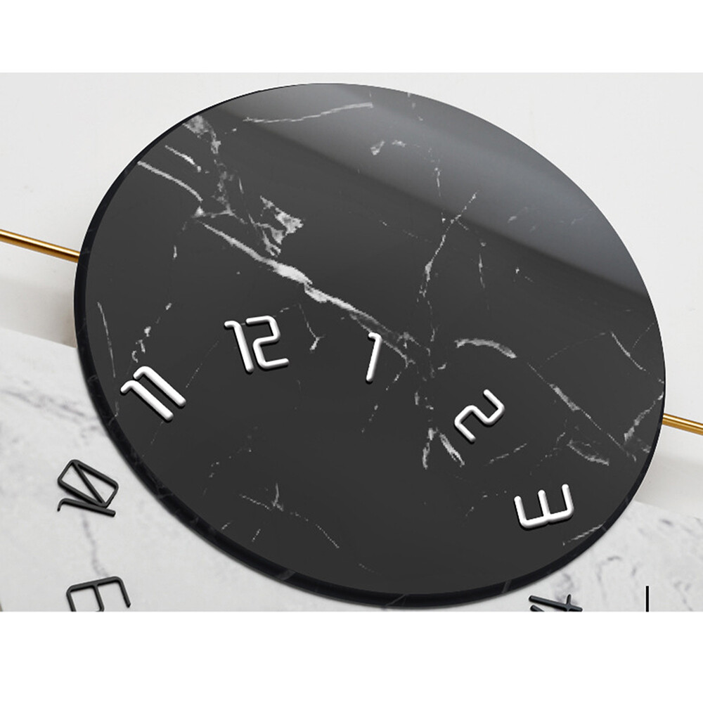 22.5" Modern Wall Clock Large Unique Hanging Art Crafts Living Room Decoration