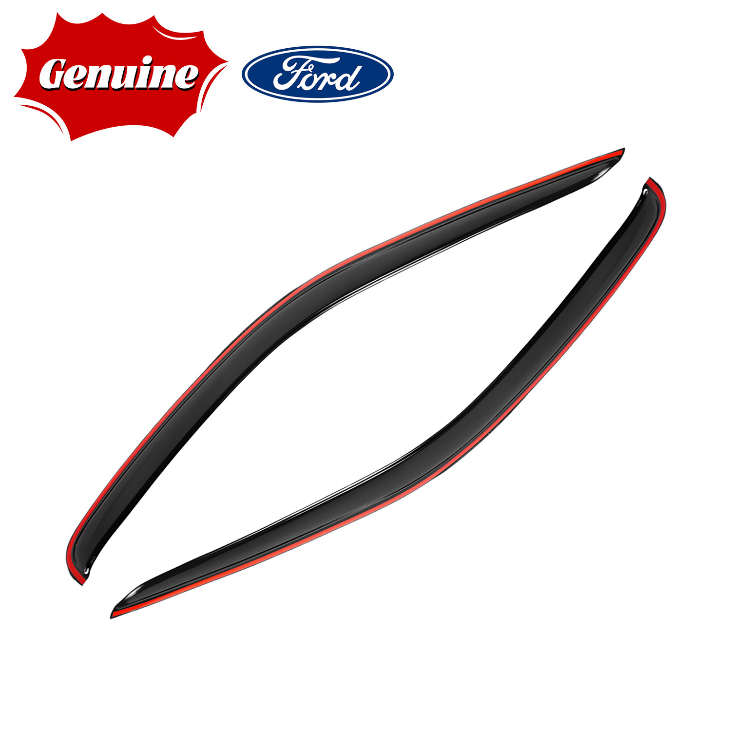 Genuine 2015-2024 Ford Transit-150 250 350 Window Visors Rain Guards