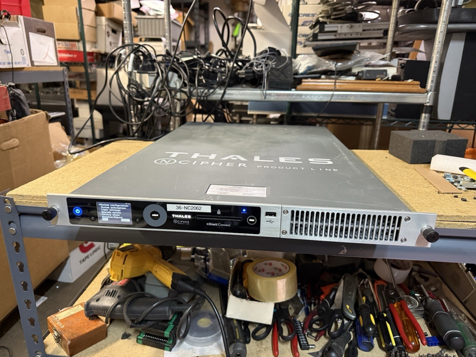 Thales nCipher nShield Connect 6000+ NH2068 Security Appliance w/ Rack Mount