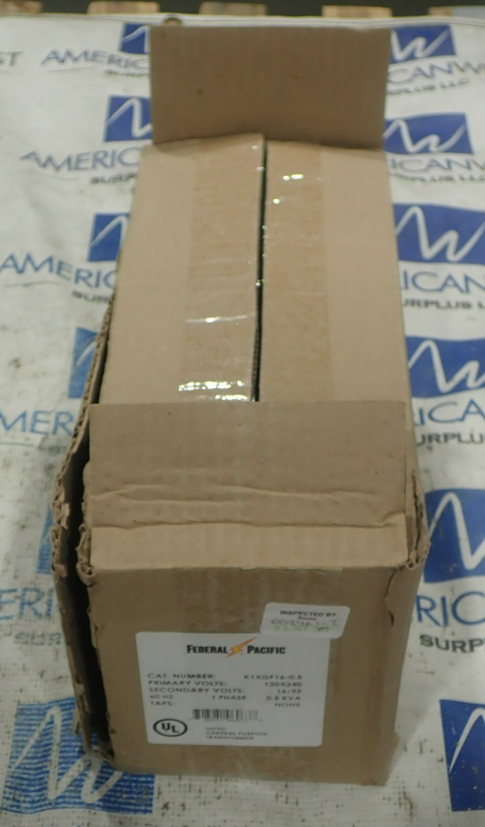 NEW Federal Pacific Buck Boost Transformer K1XGF16-0.5 0.5 KVA 1 P 120x240 16/32