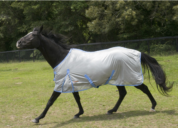 HORSE FLY SHEET 76" SAFETY MESH ORANGE