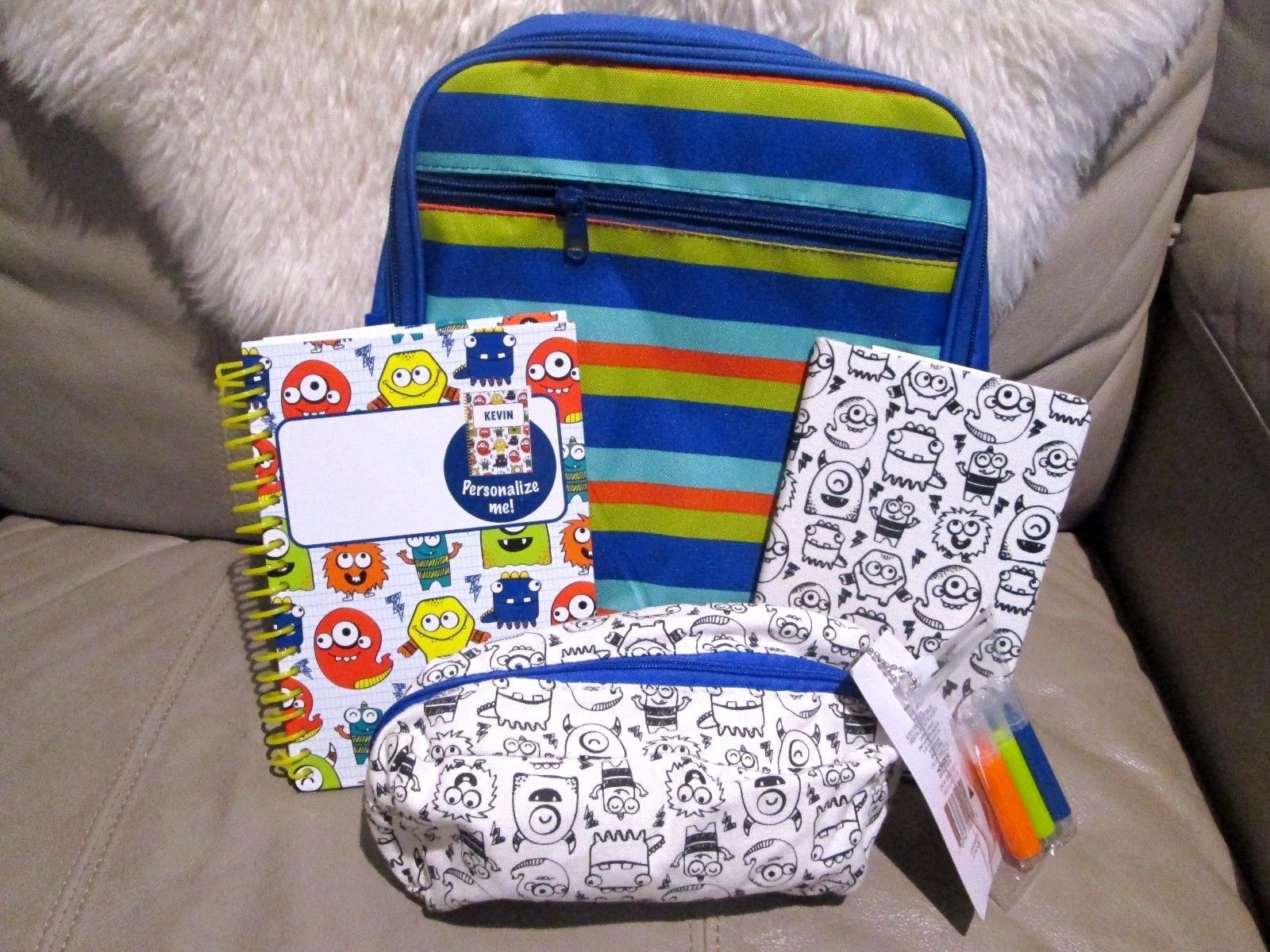 NEW - Horizon Personalize set (Hand Bag , Pencil Pouch , 2 x  Journal Book )