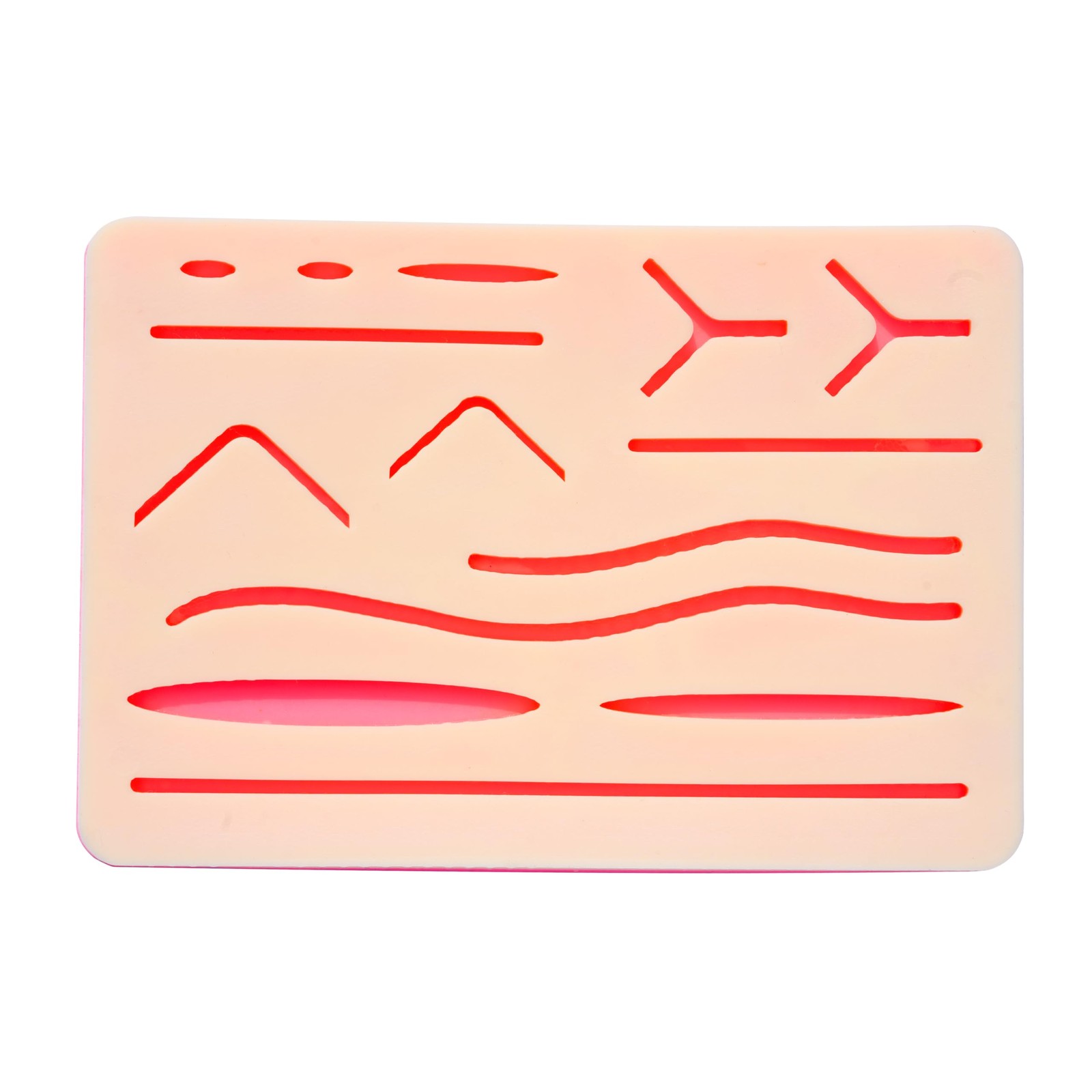 Suture Practice Pads 3 Layer with 14 Wound 5x7", Suture Practice Kit, Durable...