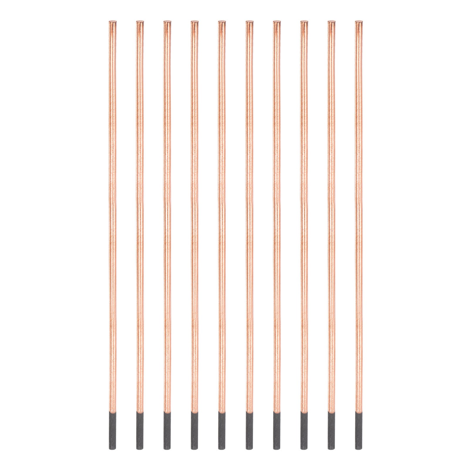 10pcs 4x355mm Copper Coated Gouging Carbon Gouging Rods Electrodes