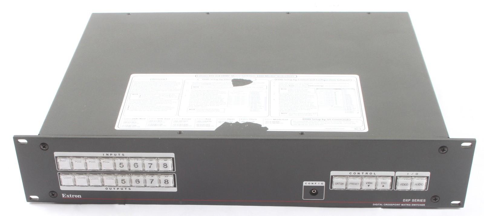 Extron DXP Series DXP 44 HDMI Pro Digital Crosspoint Matrix Switcher; 6171383