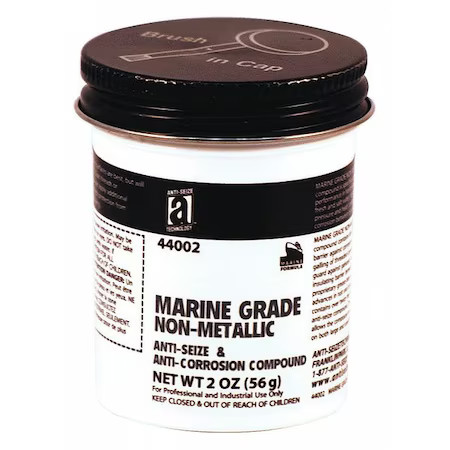 Anti-Seize Technology 44002 Anti-Seize, Marine Grade, Brush-Top Can, 2 Oz,