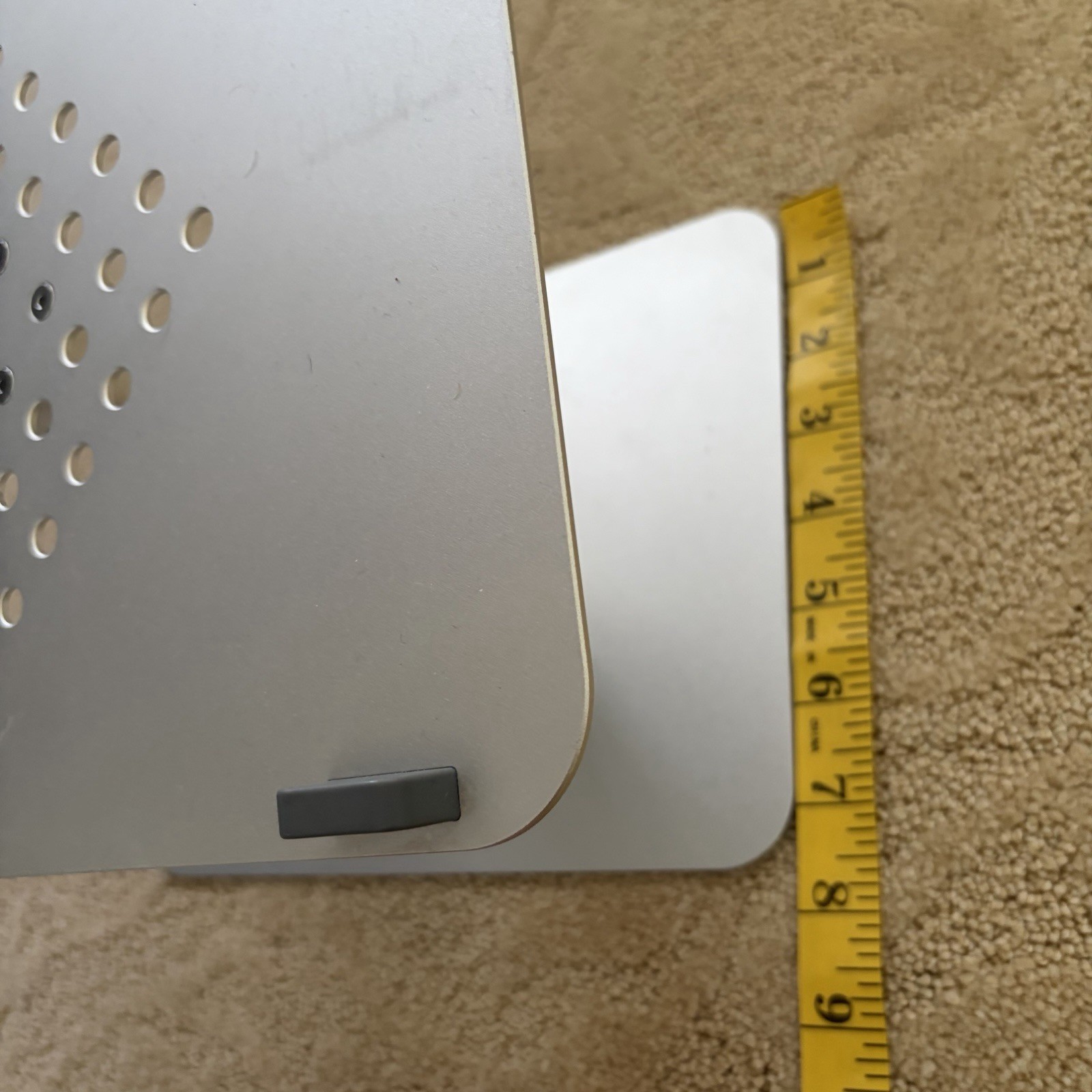 Adjustable Computer Laptop Stand For Desk Silver Finish