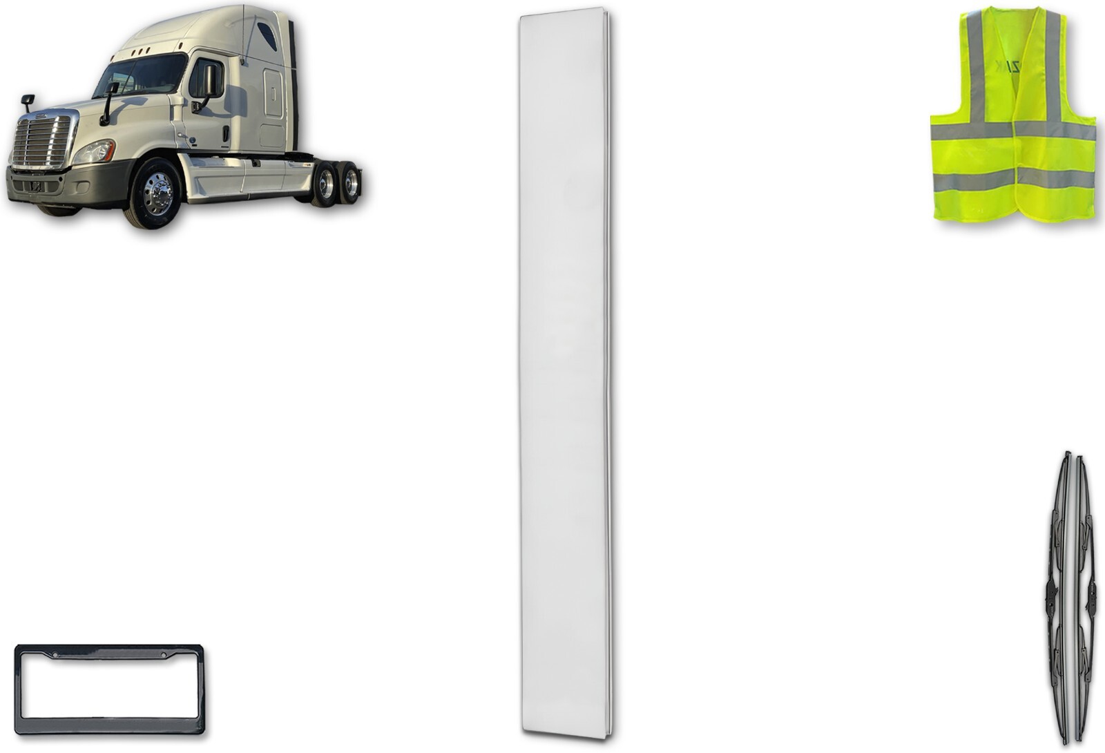 Bottom Cabin Wing Fairing Narrow Version Left Freightliner Cascadia 2008-2017