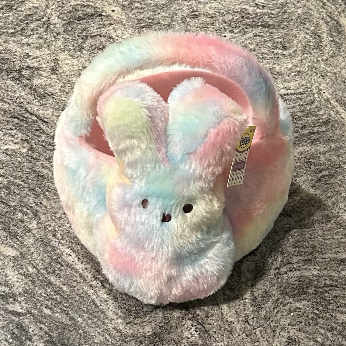 New PEEPS Tie-Dye Bunny Basket