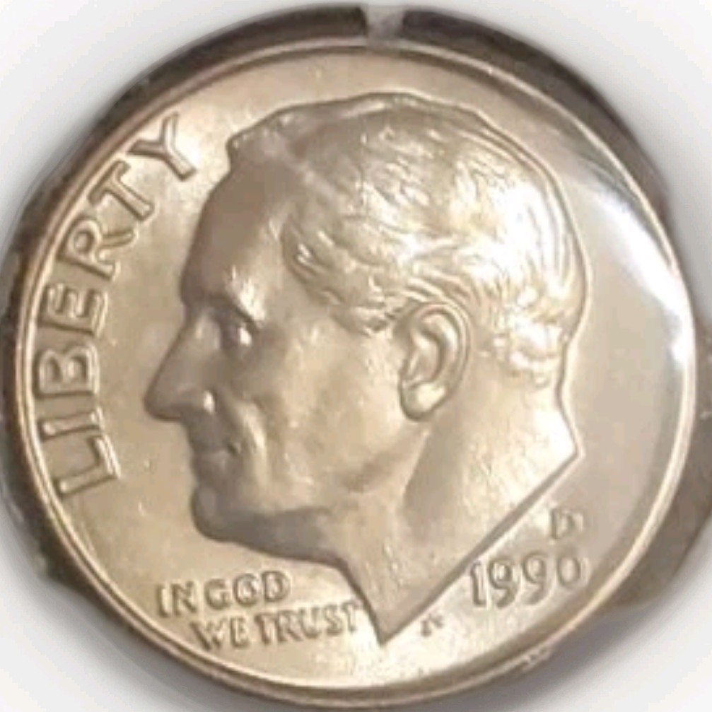 1990-D Mint State Roosevelt Dime 10C Brilliant Uncirculated Free Post Tracking