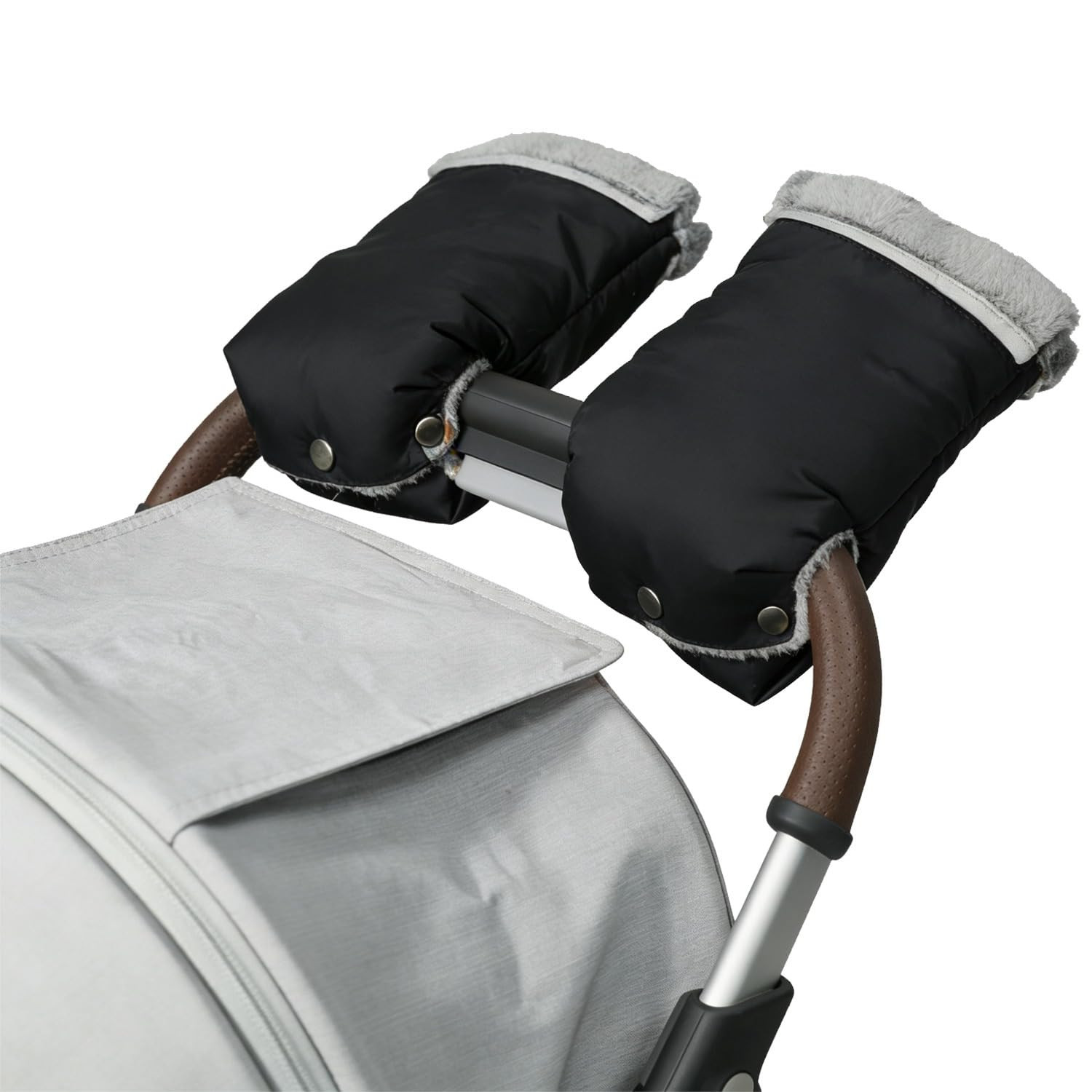 Stroller Hand Muff Gloves, Waterproof Handlebar Mitts with Fleece Lining, Univer