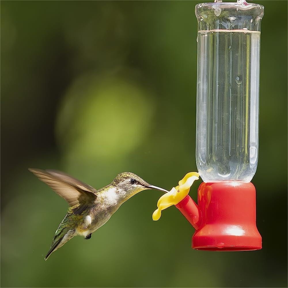 VIMOA Mini Hummingbird Feeder 4 Pack 2.3oz Small Nectar 4 pack 2.3oz, Red