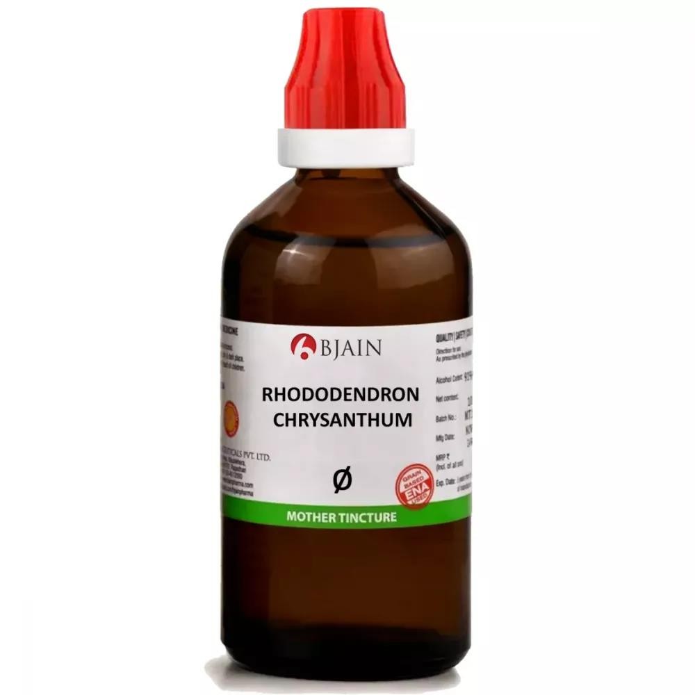 BJain Homaopathic Rhododendron Chrysanthum Mother Tincture Q (100ml)