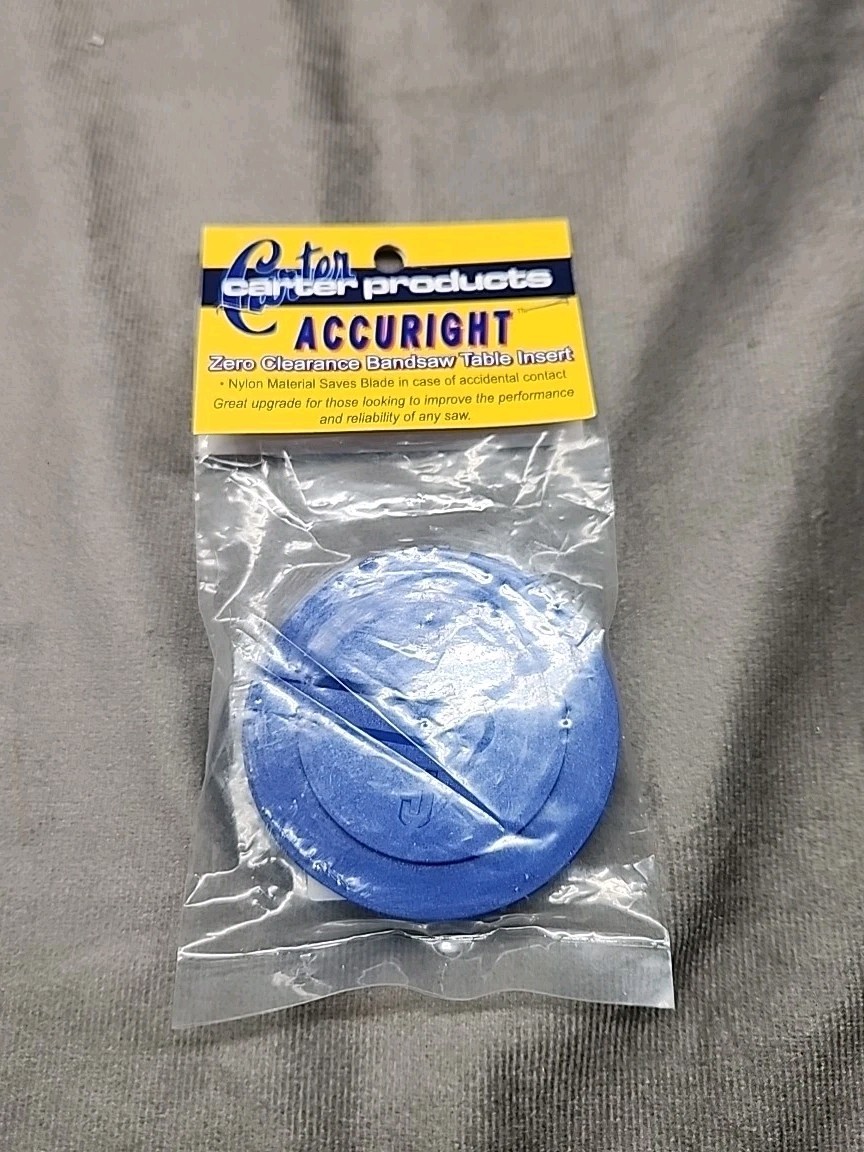 Carter Products Zero Clearance Bandsaw Inserts for Jet Bandsaws