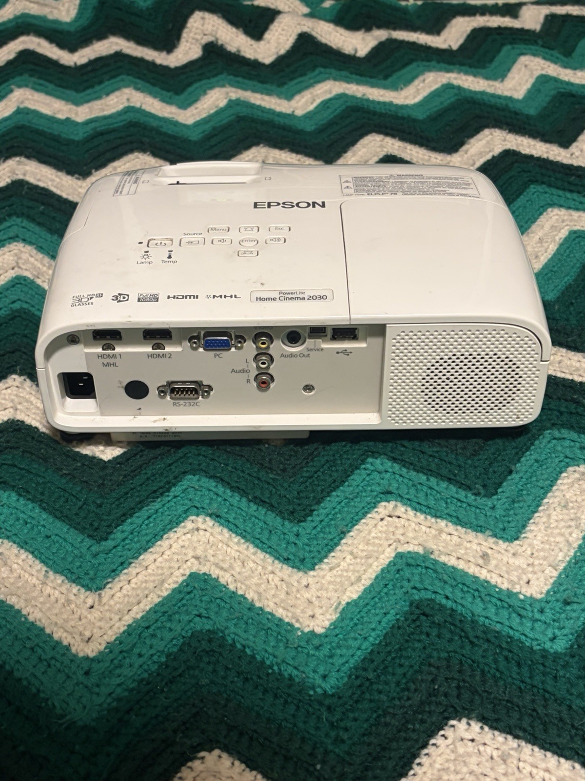 epson powerlite home cinema 2030 projector only