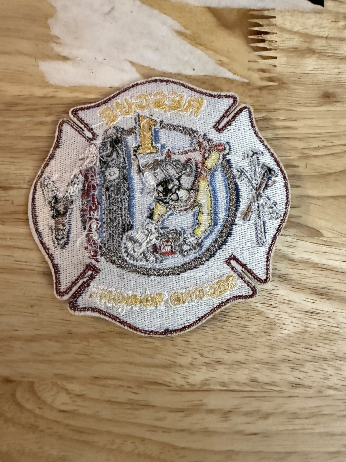 Baltimore Rescue 1 Fire Second to None Maryland MD Patch