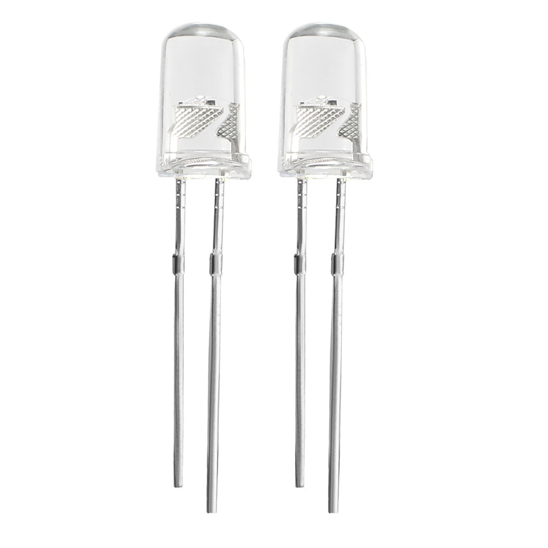 100pcs 5mm Colorful Fast Flashing LED Diode Electronics Emitting Light 3-3.2V
