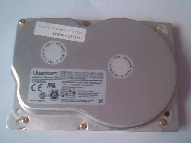 IDE Hard Disk Drive Quantum Fireball TM TM12A012 01B 1280AT ATMB 1TG0