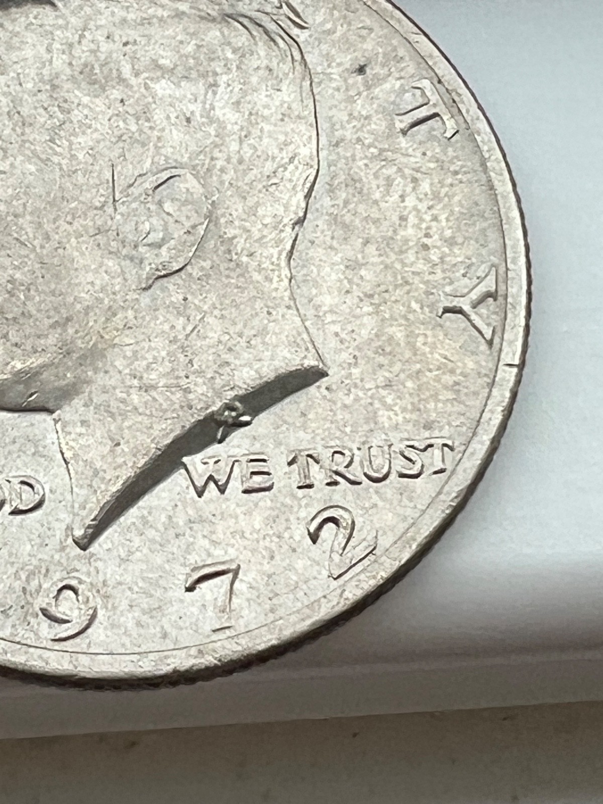 RARE 1972 Kennedy Half Dollar - No Mint Mark, Multi Errors