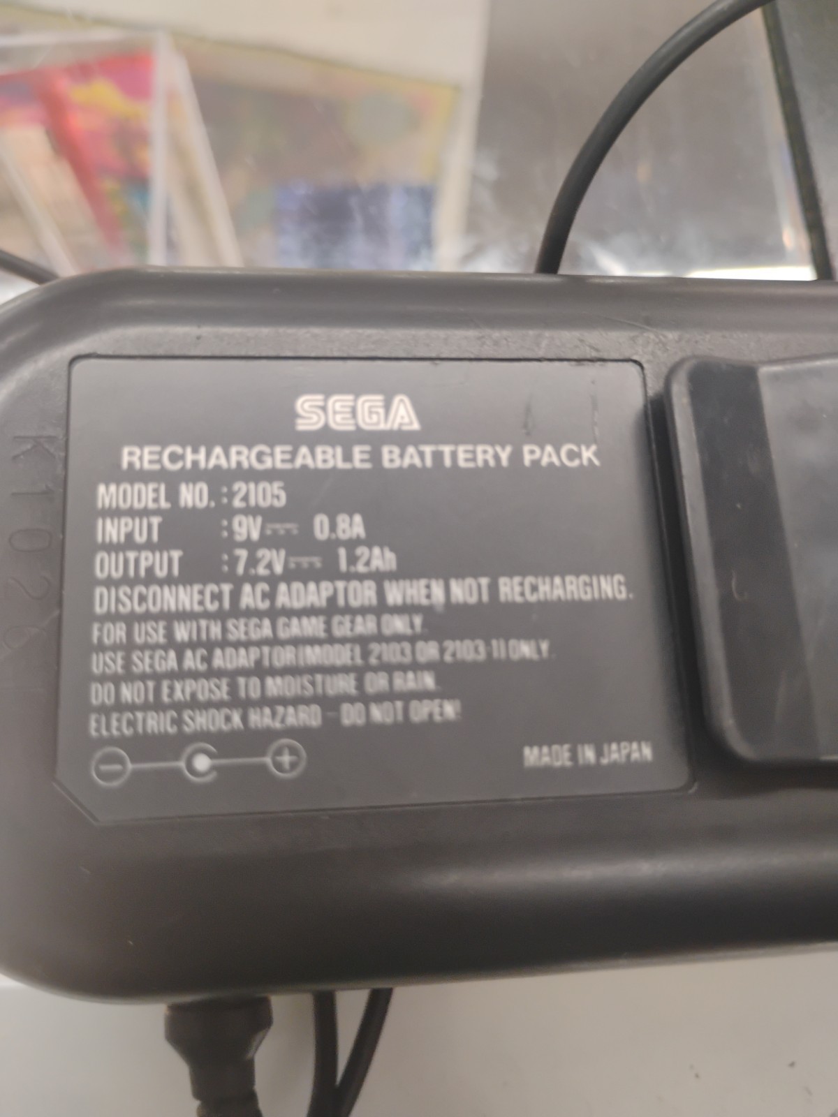 Sega Game Gear Battery Pack Model #2105 Untested, As is