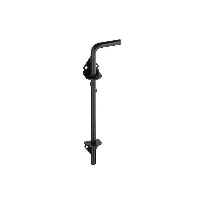 NEW NATIONAL N165-902 12" BLACK STEEL ORNAMENTAL GATE CANE BOLT 7157654